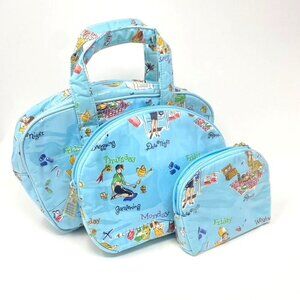 Nick & Nora 1950's Retro Inspired A Woman's Days Cosmetic Bags (3) Travel